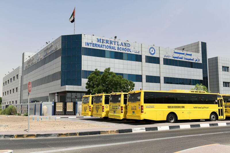 Merryland International School, Mohamed Bin Zayed City in Abu Dhabi. Khushnum Bhandari / The National
