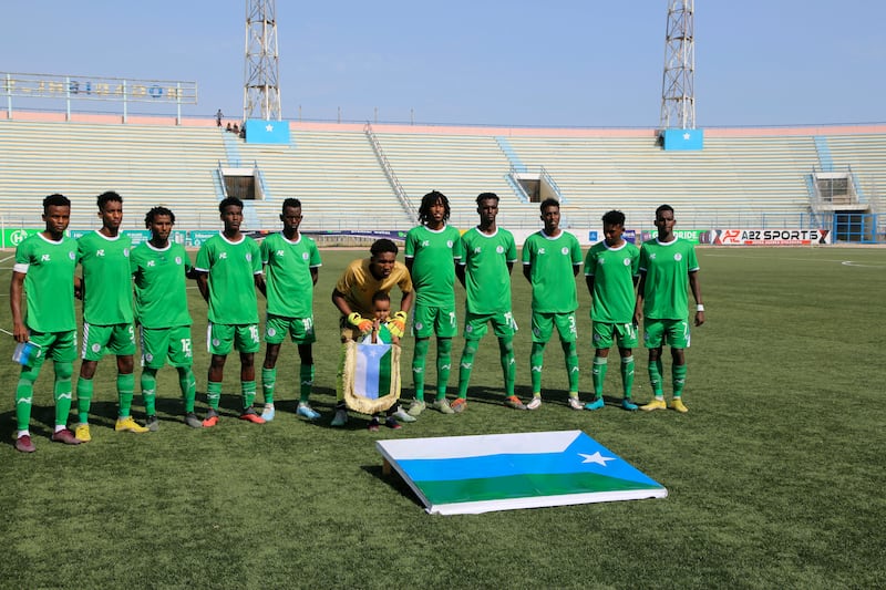 Hirshabele, pictured, will face Galmudug in the inter-state final in Mogadishu on Monday. AP