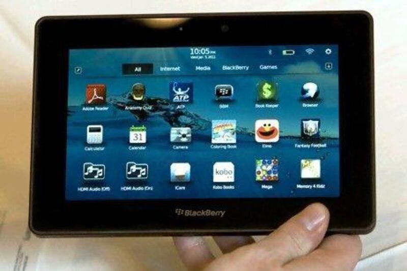 Shipments of the BlackBerry PlayBook began last week.
