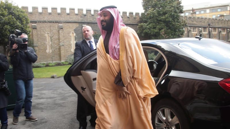 Saudi Crown Prince Mohammed bin Salman pictured during his visit to London in March 2018. Reuters