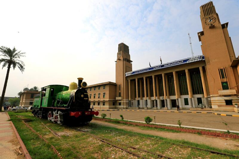 The exterior of Baghdad's central railway station. Reuters