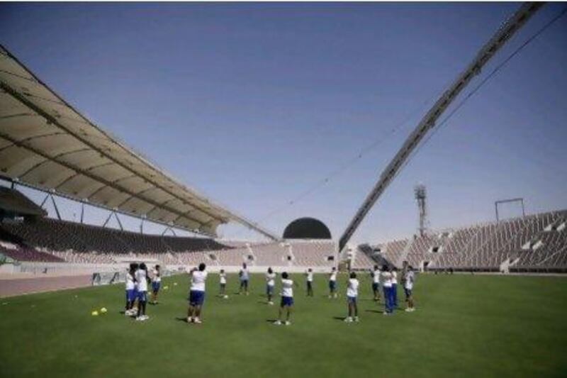 The Khalifa Stadium in Doha is one of the venues that will be used in the 2022 Fifa World Cup. The country is also bidding for the 2020 Summer Olympics among other major sporting events. Sammy Dallal / The National