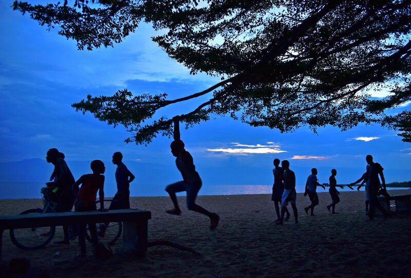 A beach on Lake Tanganyika in Bujumbura. Carl De Souza / AFP