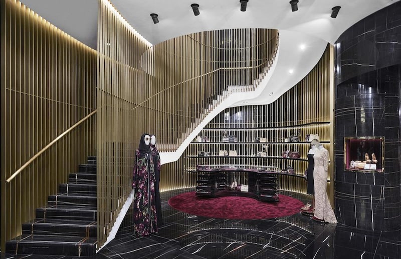 The new store 'aligns itself with the typical architectural structures of Dubai', says Domenico Dolce. Courtesy Dolce & Gabbana 
