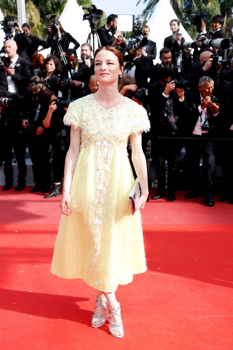 Valerie Pachner attends the screening of 'Once Upon A Time In Hollywood' during the Cannes Film Festival on May 21, 2019. EPA