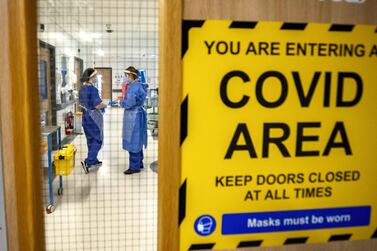 One in seven patients admitted to hospital in England during the pandemic are believed to have contracted Covid-19 while there. Getty Images
