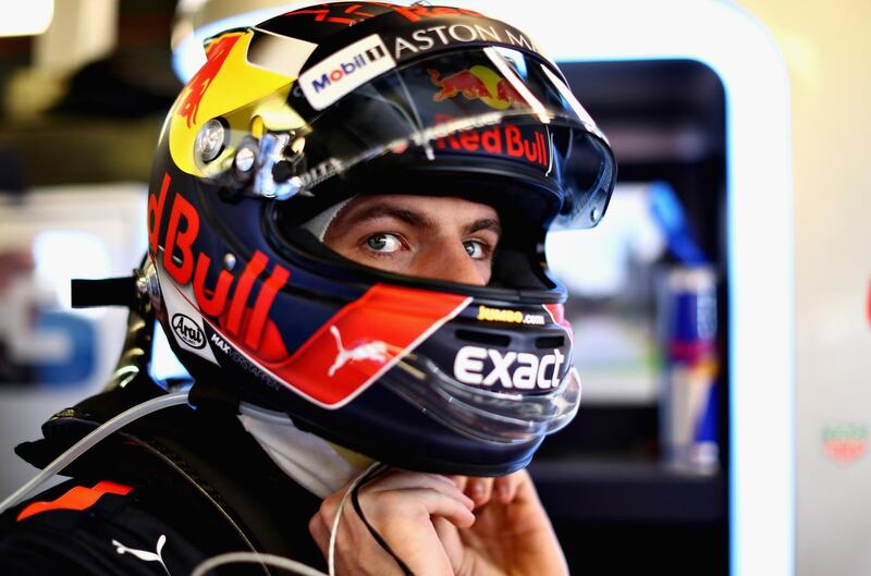 MELBOURNE, AUSTRALIA - MARCH 25:  Max Verstappen of Netherlands and Red Bull Racing prepares to drive before the Australian Formula One Grand Prix at Albert Park on March 25, 2018 in Melbourne, Australia.  (Photo by Mark Thompson/Getty Images)