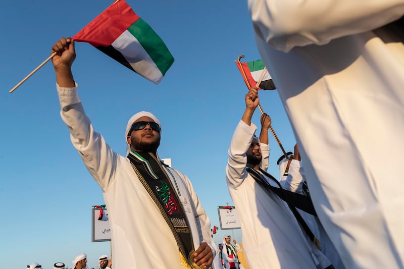 The Union Parade is a highlight of 10 days of cultural celebrations at Al Wathba festival.


