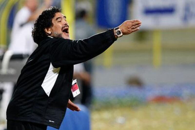 Al Wasl has benefitted from the celebrity of Diego Maradona, but the results on the field have not shown the substance.