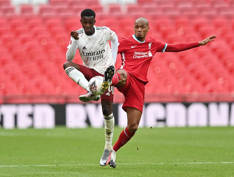 Eddie Nketiah – 5, Blazed a good shooting chance over, and later suffered some rough treatment from Milner and Keita. Reuters