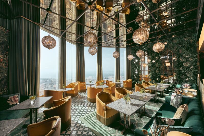 At.mosphere, Dubai's highest restaurant on floor 122 of Burj Khalifa, has reopened after a six-month closure. Photo: At.mosphere