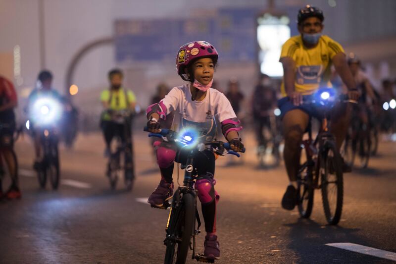 The Dubai Ride is enjoyed by young and old.