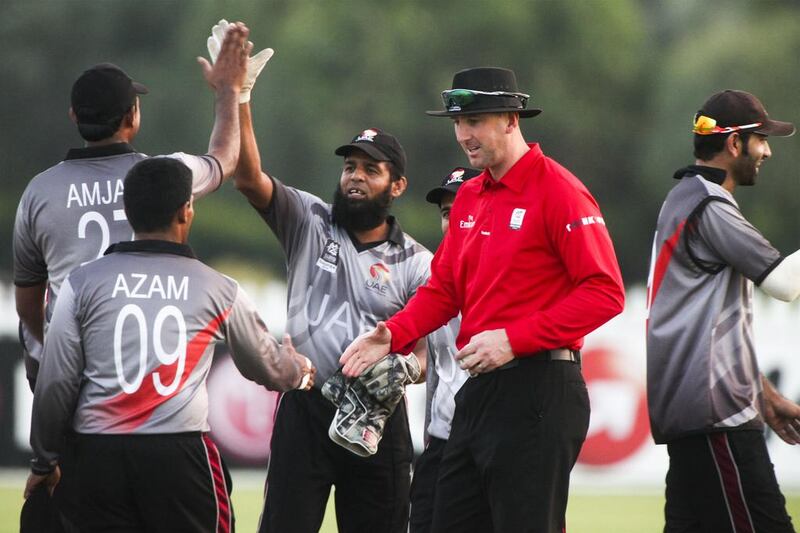 The UAE have been performing consistently on the cricket field in recent times. Lee Hoagland / The National