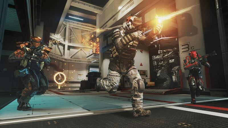 Futuristic action from Call of Duty: Infinite Warfare. Courtesy Activision 