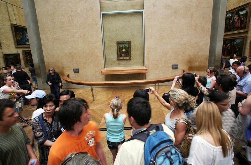 The 'Mona Lisa' attracts a lot of visitors to Paris's Louvre, but the museum is currently closed amid coronavirus infection fears. AFP