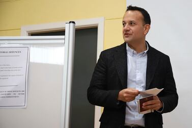 Ireland’s Prime Minister Leo Varadkar leads the centre-right Fine Gael party. Many Irish voters, frustrated with economic austerity and a housing crisis, appear to have shifted their support to left-wing parties including Sinn Fein. AP