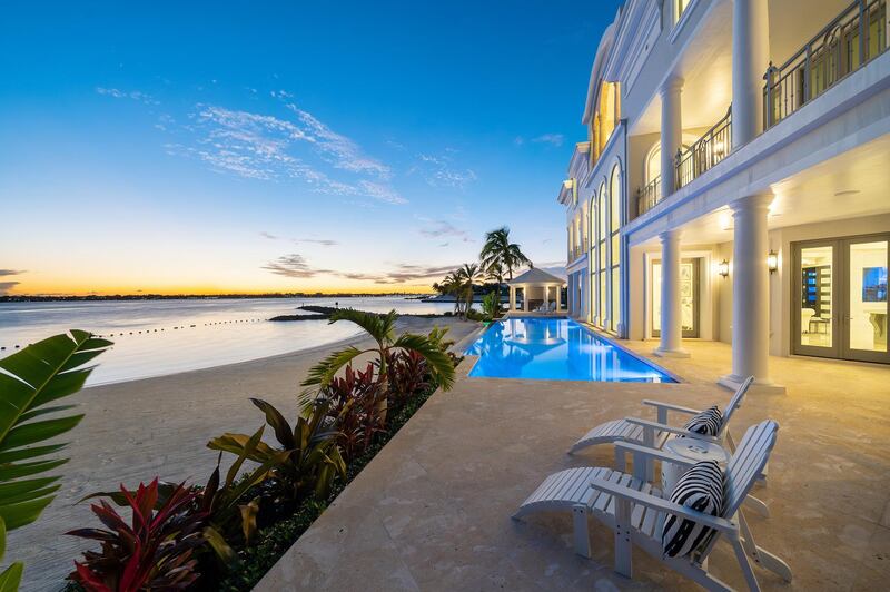 The property also has a 60-foot infinity pool. Courtesy Sotheby’s International Realty