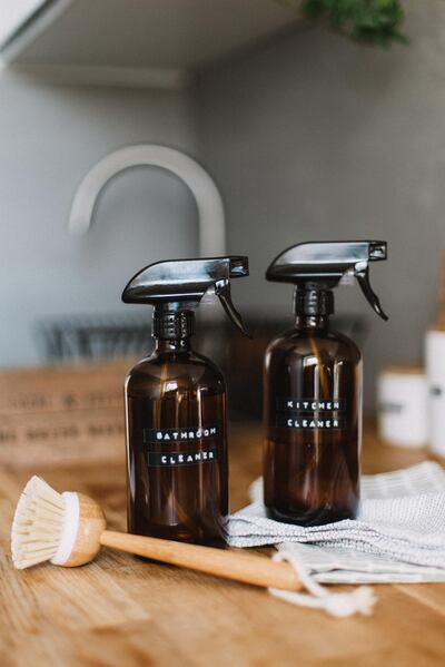 Choose your cleaning products carefully. Unsplash