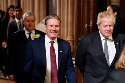 Former UK prime minister Boris Johnson has made good political use of the House of Lords, while British Labour party leader Keir Starmer wants to get rid of the chamber. Getty Images