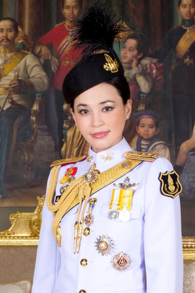 (FILES) In this file undated handout from the Thai Royal Household Bureau released on May 17, 2019, Thailand's Queen Suthida is seen in an official portrait. Thailand's King Maha Vajiralongkorn has stripped his 34-year-old consort of all titles, the palace announced October 21, a shock move less than three months after she was bestowed with a position that had not been used for nearly a century. - -----EDITORS NOTE --- RESTRICTED TO EDITORIAL USE - MANDATORY CREDIT "AFP PHOTO /THAI ROYAL HOUSEHOLD BUREAU " - NO MARKETING - NO ADVERTISING CAMPAIGNS - DISTRIBUTED AS A SERVICE TO CLIENTS  
 / AFP / Thai Royal Household Bureau / Handout / -----EDITORS NOTE --- RESTRICTED TO EDITORIAL USE - MANDATORY CREDIT "AFP PHOTO /THAI ROYAL HOUSEHOLD BUREAU " - NO MARKETING - NO ADVERTISING CAMPAIGNS - DISTRIBUTED AS A SERVICE TO CLIENTS  
