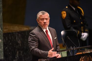 King Abdullah of Jordan said ISIS was gaining strength. AFP