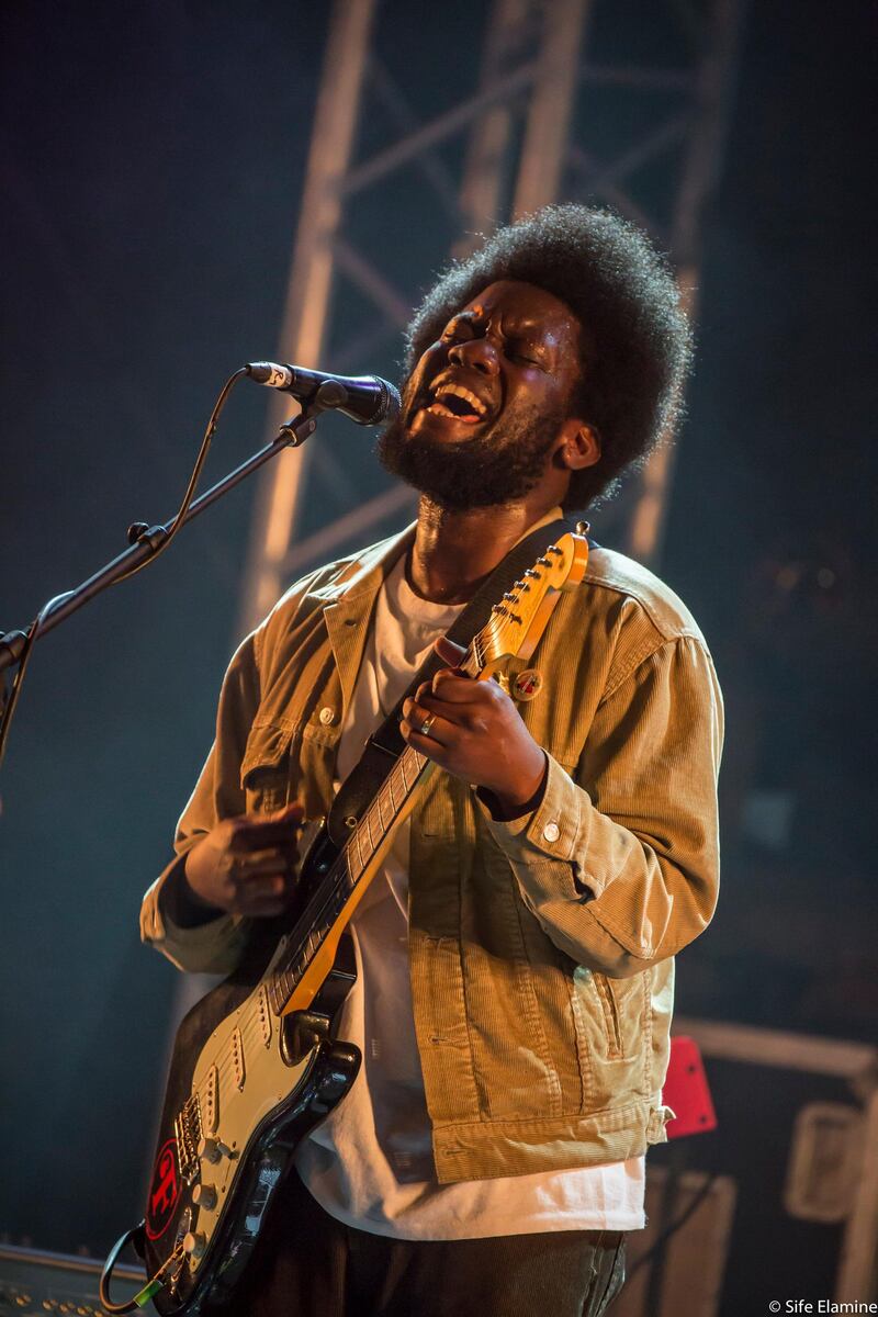 Michael Kiwanuka performs at the Jazzablanca Festival on July 5, 2019 in Casablanca, Morocco. Courtesy Jazzablanca Festival.