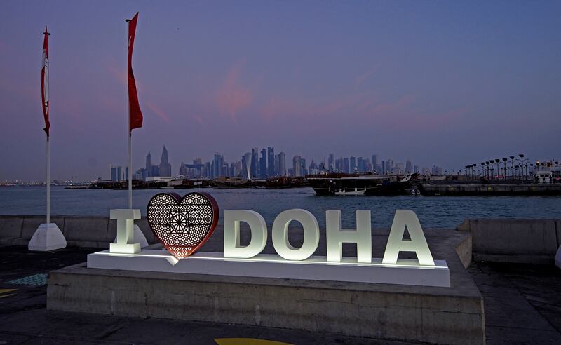 The Doha skyline. PA