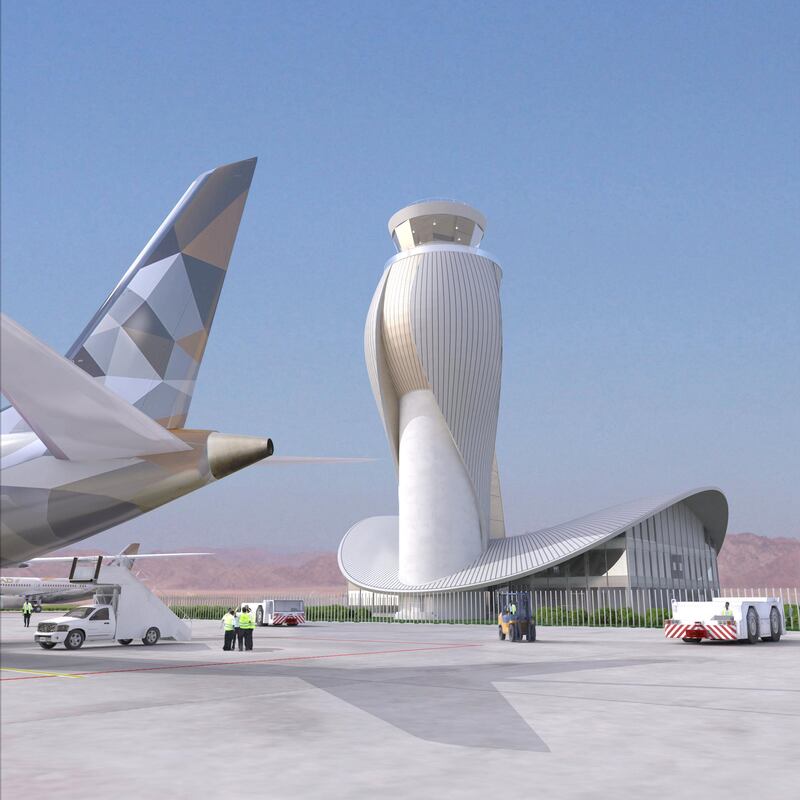 An artist's impression of Fujairah Airport's new control tower. Courtesy: Fujairah Airport