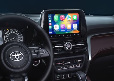 A seven-inch infotainment screen comes as standard. Photo: Toyota