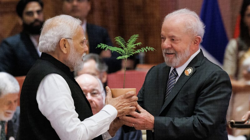 Indian PM Narendra Modi has handed over the G20 presidency to Brazilian President Luiz Inacio Lula da Silva
