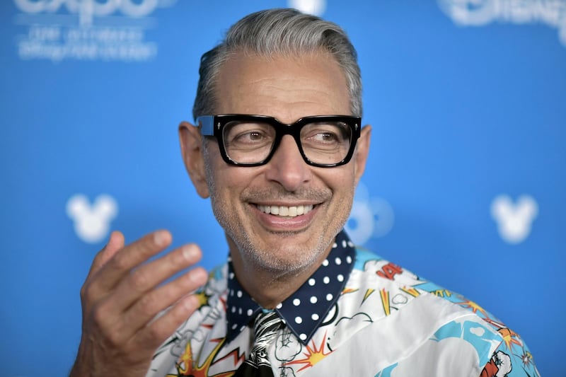 Jeff Goldblum at the D23 Expo 2019 at Anaheim Convention Centre on August 23, 2019 in California. AP