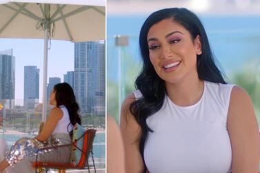 Huda Kattan stars in the second episode of Rosie Huntington-Whiteley’s new six-part Quibi series, 'About Face'. Quibi 