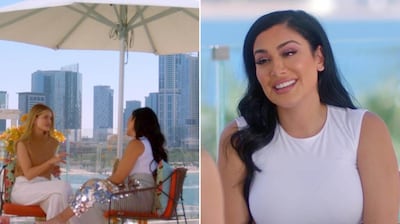 Huda Kattan stars in the second episode of Rosie Huntington-Whiteley’s new six-part Quibi series, 'About Face'. Quibi 