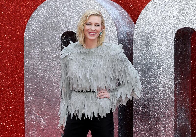 LONDON, ENGLAND - JUNE 13:  Cate Blanchett attends the 'Ocean's 8' UK Premiere held at Cineworld Leicester Square on June 13, 2018 in London, England.  (Photo by Tim P. Whitby/Tim P. Whitby/Getty Images)