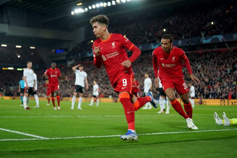 Roberto Firmino - 8. The Brazilian found pockets of space and, although he should have shot instead of passing to Diaz, still scored twice. Origi replaced him in stoppage time. AP