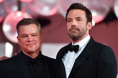 The film marks the first time in 25 years that long-time friends Matt Damon and Ben Affleck have written a script together, after 1997's Oscar-winning 'Good Will Hunting'. AFP