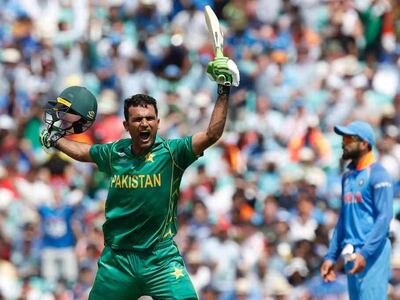Pakistan opener Fakhar Zaman will be known for his performance against India in the Champions Trophy. Ian Kington / AFP