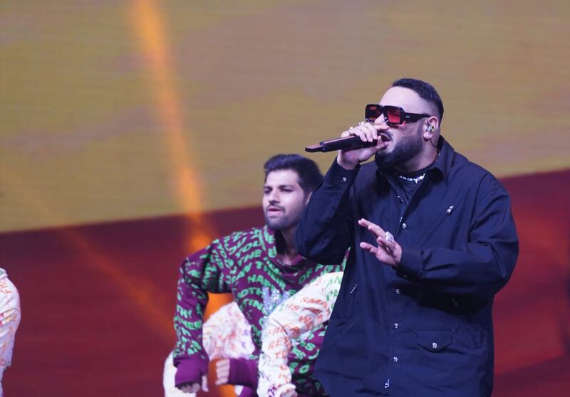 Rapper Badshah made a grand entrance, riding a quad bike on to the stage, and started his performance with She Move it Like, one of his most popular songs