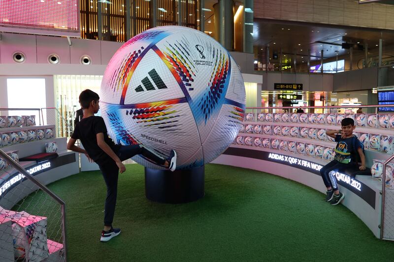 Iinside Hamad International Airport ahead of the World Cup. Reuters