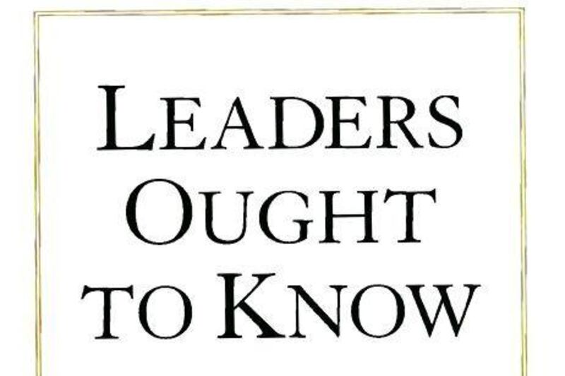 Leaders Ought to Know: 11 Ground Rules for Common Sense Leadership by Phillip Van Hooser