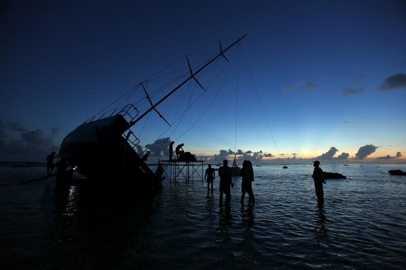 Much hard work went into the Team Vestas Wind salvage operation at St Brandon Island, Mauritius. Shane Smart / Volvo Ocean Race