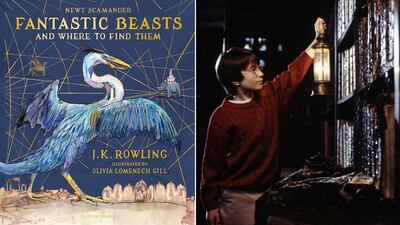 The Hogwarts textbook became its own book and film franchise. Photos: Bloomsbury; Warner Bros
