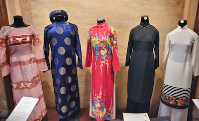 The spacious museum is home to more than 150 ao dai outfits. Courtesy Ronan O'Connell