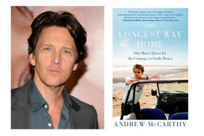 Andrew McCarthy says he has the 'two best jobs in the world', as an actor and as a travel writer. AP