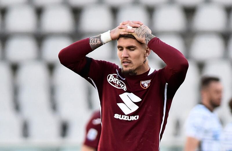 Torino's Lyanco after the match. Reuters