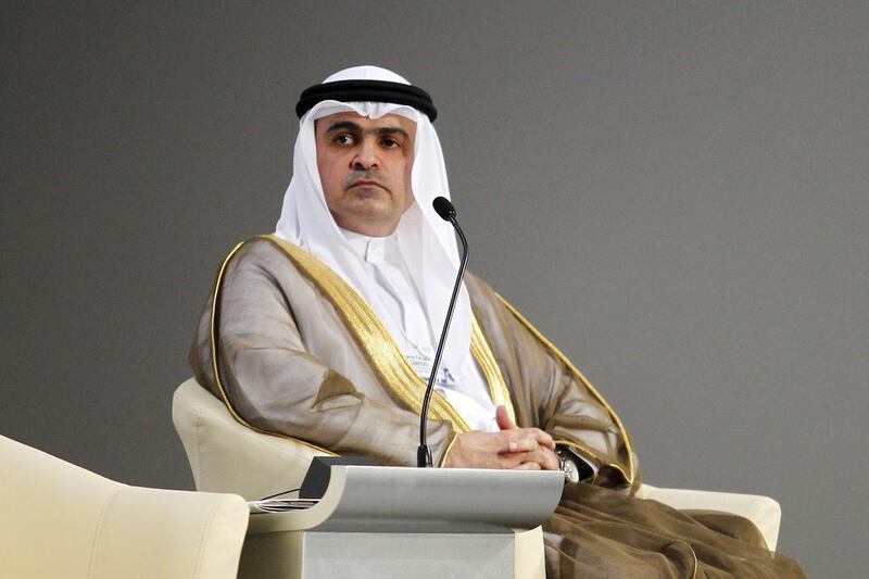 Sami Al Qamzi, the director general of Dubai Department of Economic Development, says Dubai aims to double trade flows over the next five years. Sarah Dea / The National