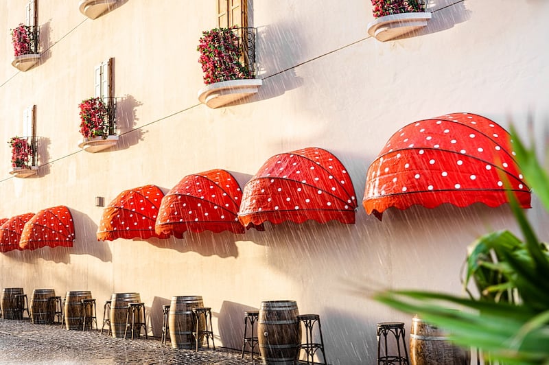 The Raining Street is on the Heart of Europe island project, off the coast of Dubai. Photo: Kleindienst Group