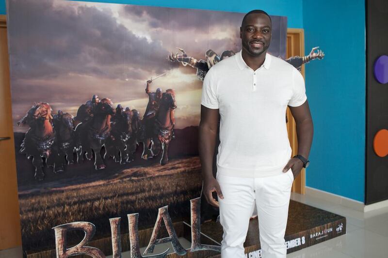 Adewale Akinnuoye-Agbaje provides the voice for the title character in Bilal. Anna Nielsen for The National

