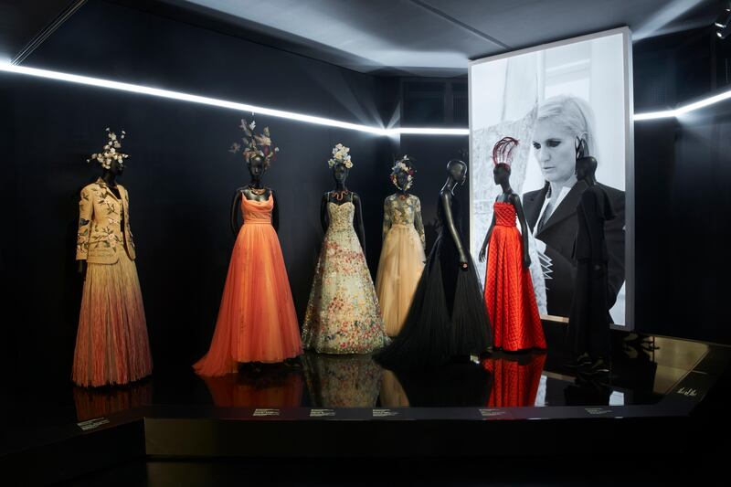 A room in the Christian Dior: Designer Of Dreams exhibition. Photo by Adrien Dirand