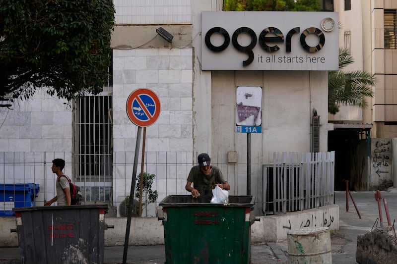 Internet shutdowns rippled through Lebanon after employees of Ogero went on strike, demanding higher wages. AP